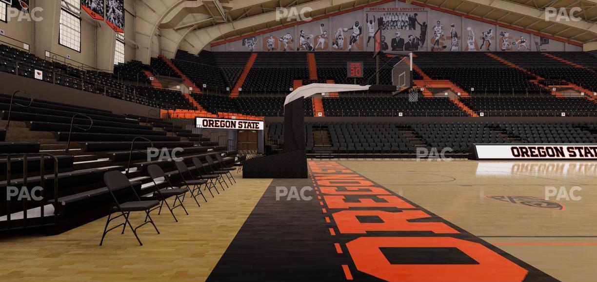 Gill Coliseum - Section Ada J Seat View