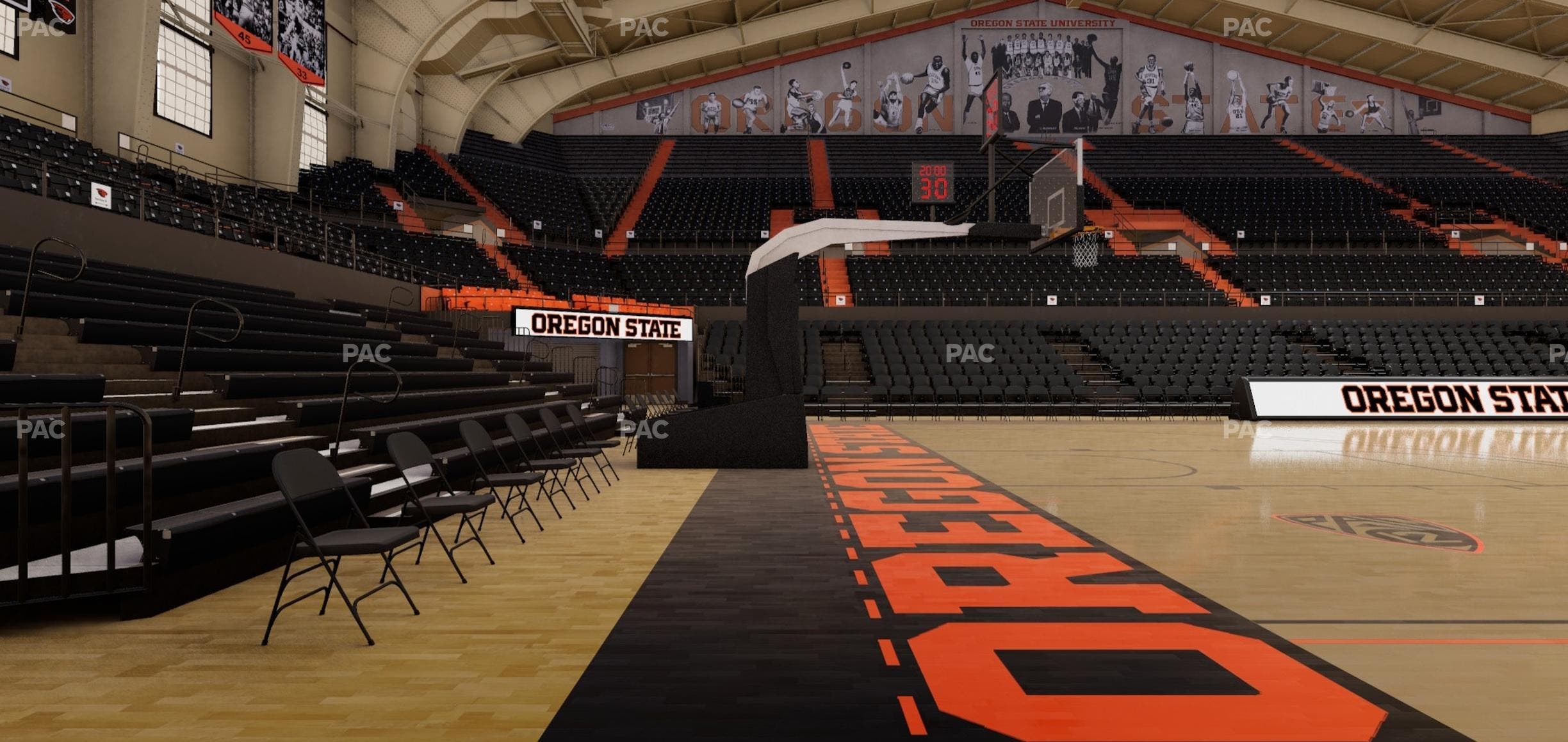 Gill Coliseum - Section Ada J Seat View