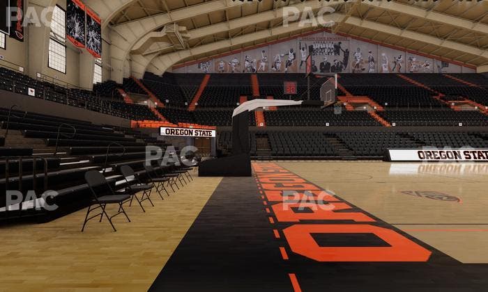 Gill Coliseum - Section Ada J Seat View