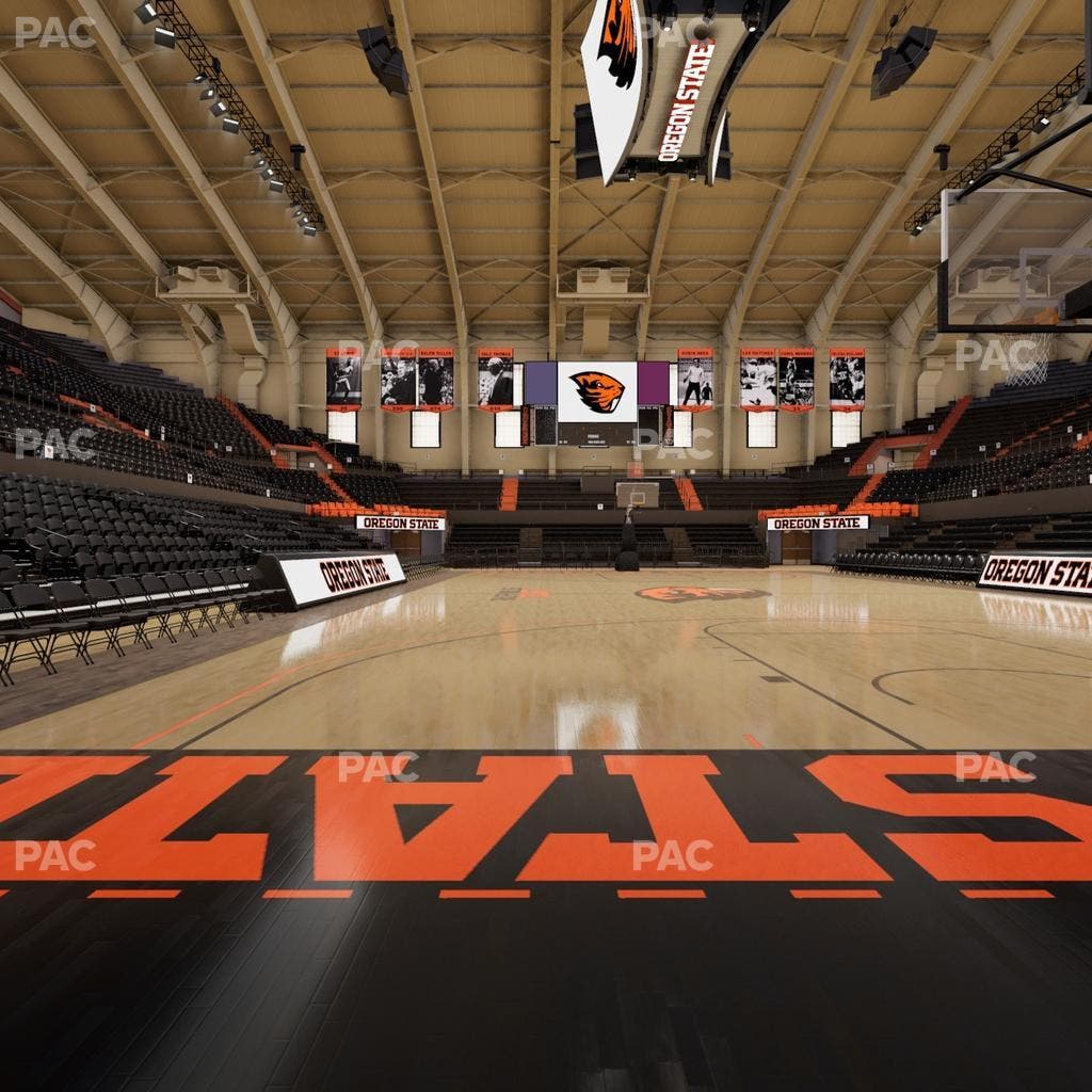 Gill Coliseum - Section Ada K Seat View
