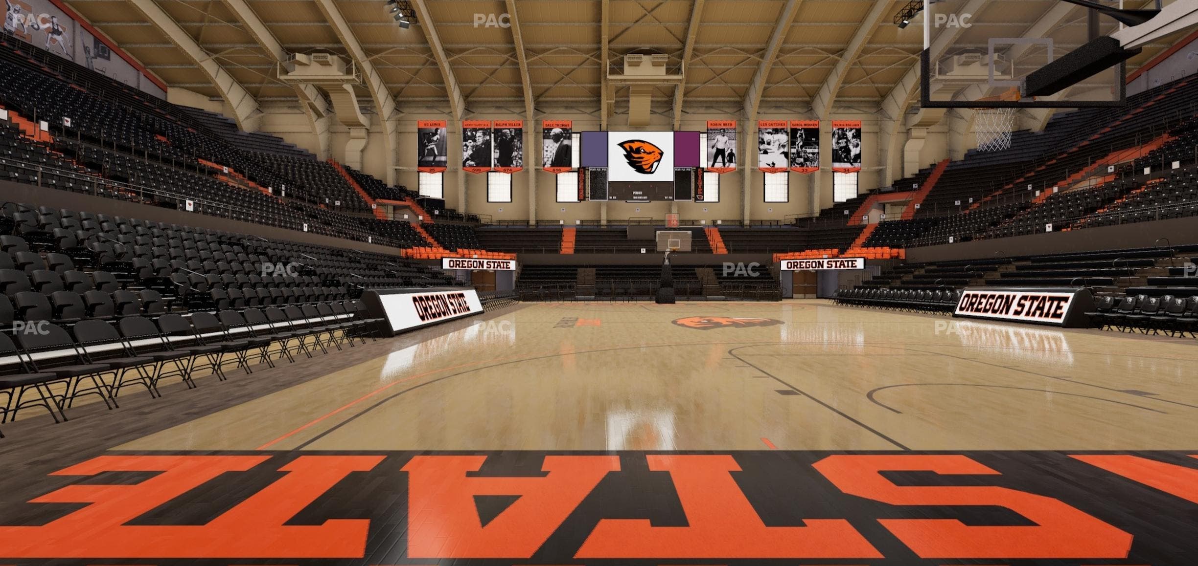 Gill Coliseum - Section Ada K Seat View