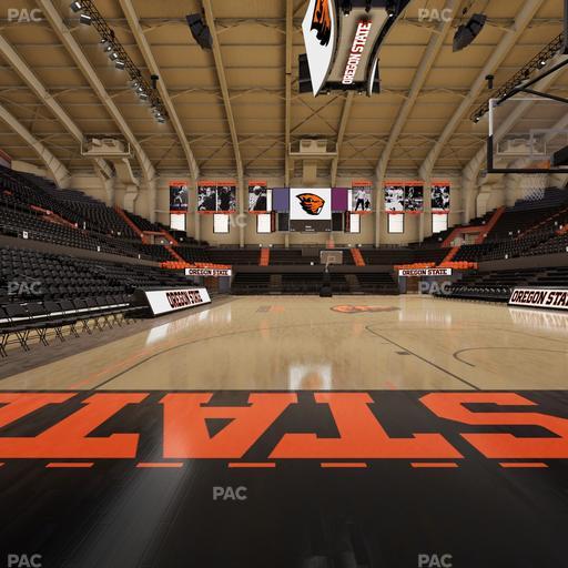 Gill Coliseum - Section Ada K Seat View