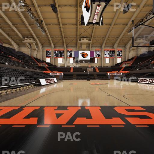 Gill Coliseum - Section Ada K Seat View