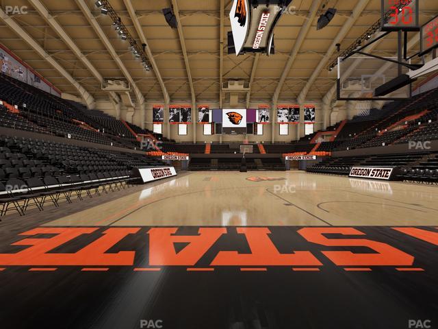 Gill Coliseum - Section Ada K Seat View Gill Coliseum - Section Ada K Seat View