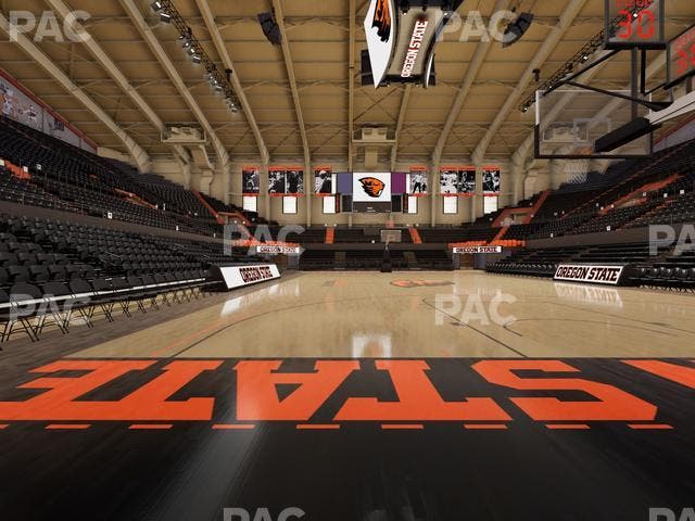 Gill Coliseum - Section Ada K Seat View