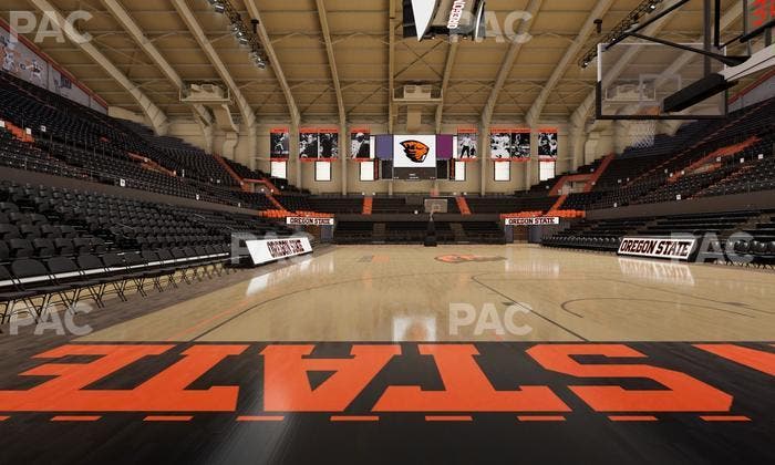 Gill Coliseum - Section Ada K Seat View