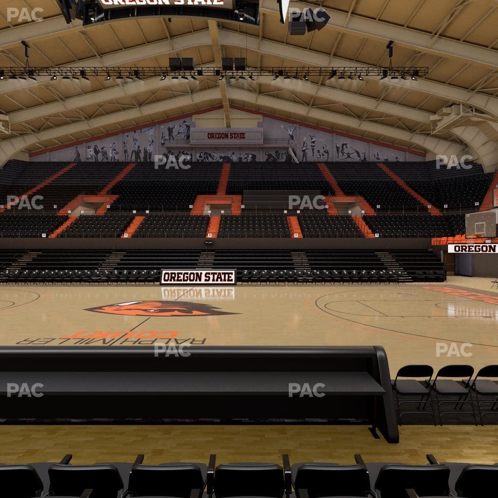 Gill Coliseum - Section B Seat View