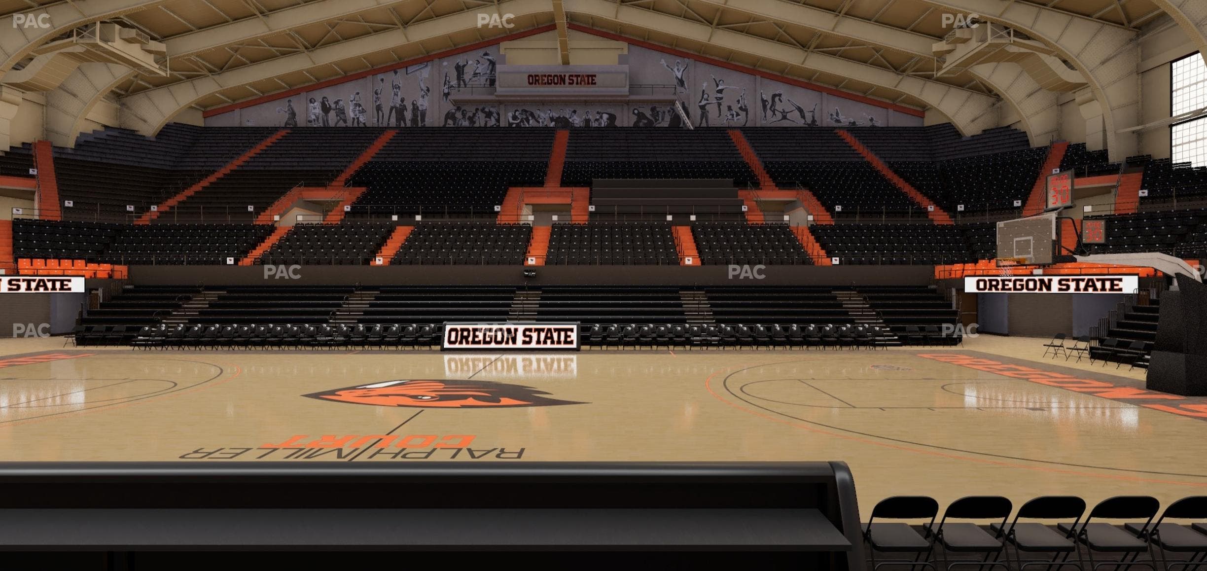 Gill Coliseum - Section B Seat View