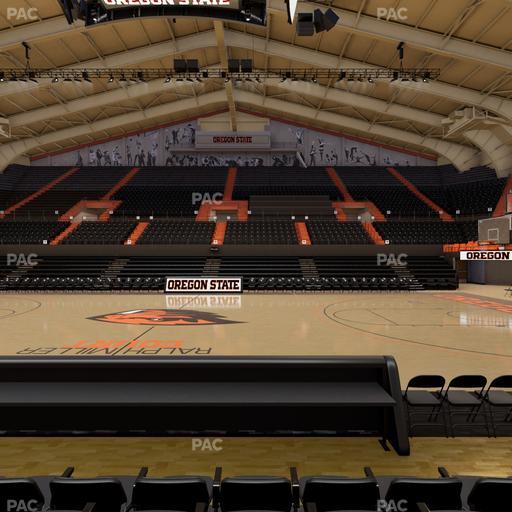 Gill Coliseum - Section B Seat View