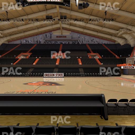 Gill Coliseum - Section B Seat View