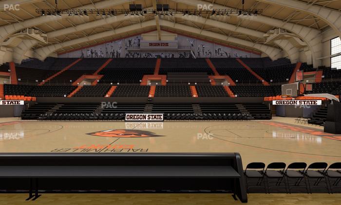 Gill Coliseum - Section B Seat View