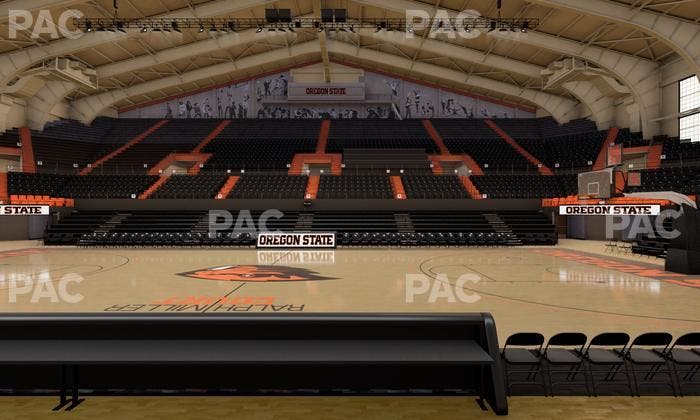 Gill Coliseum - Section B Seat View