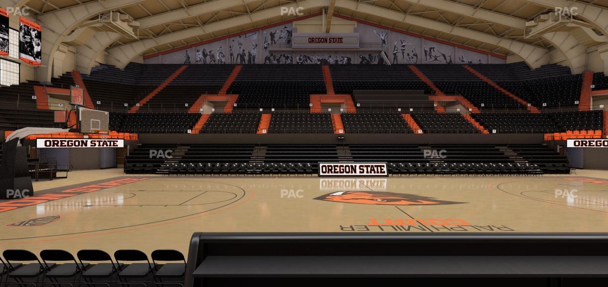 Gill Coliseum - Section C Seat View
