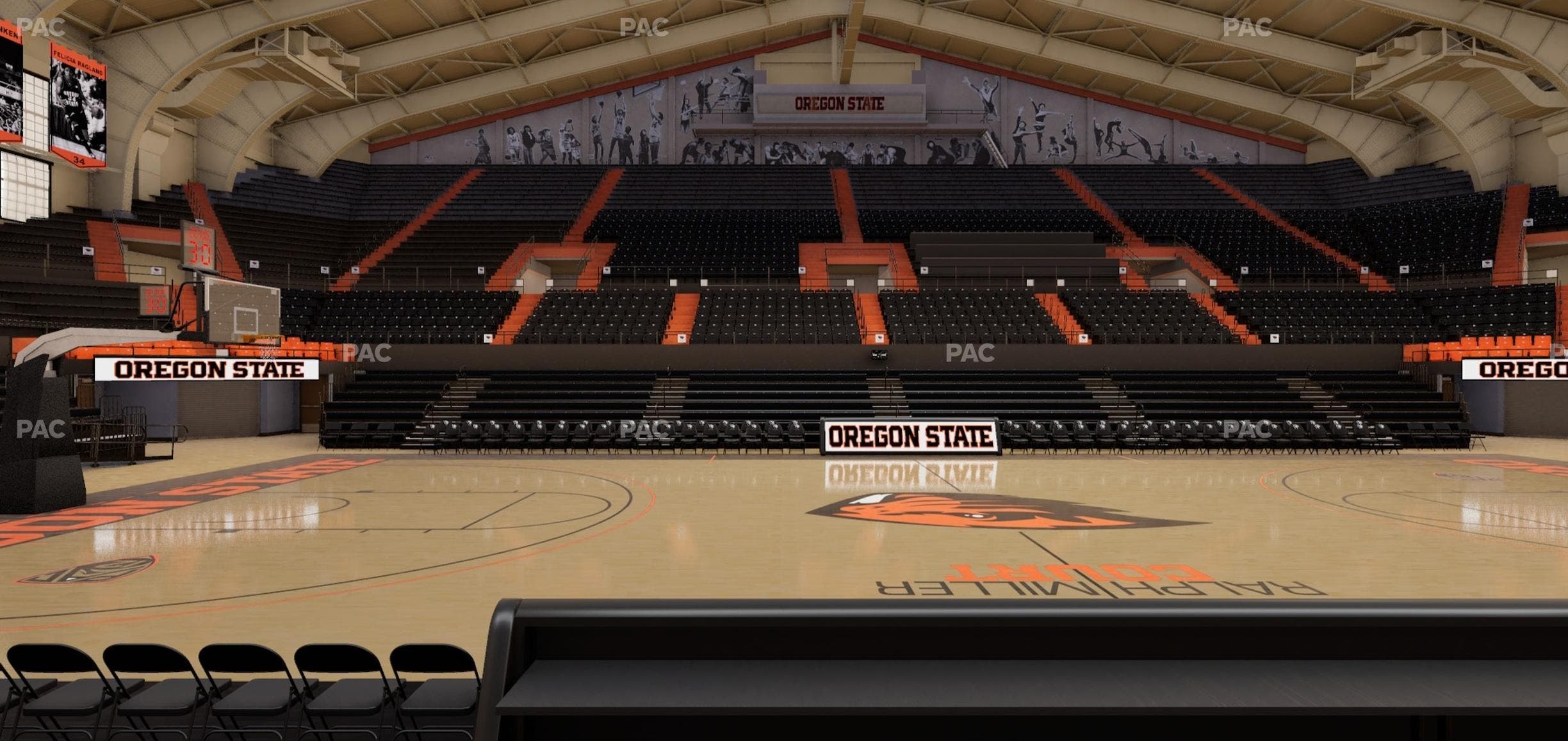 Gill Coliseum - Section C Seat View