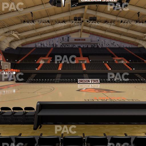 Gill Coliseum - Section C Seat View