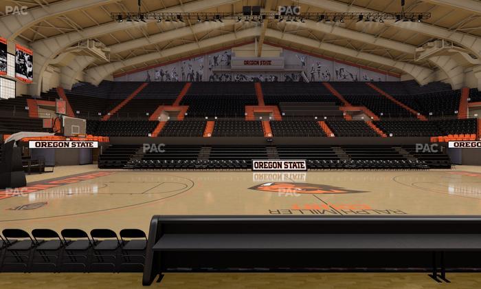 Gill Coliseum - Section C Seat View