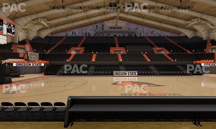 Gill Coliseum - Section C Seat View