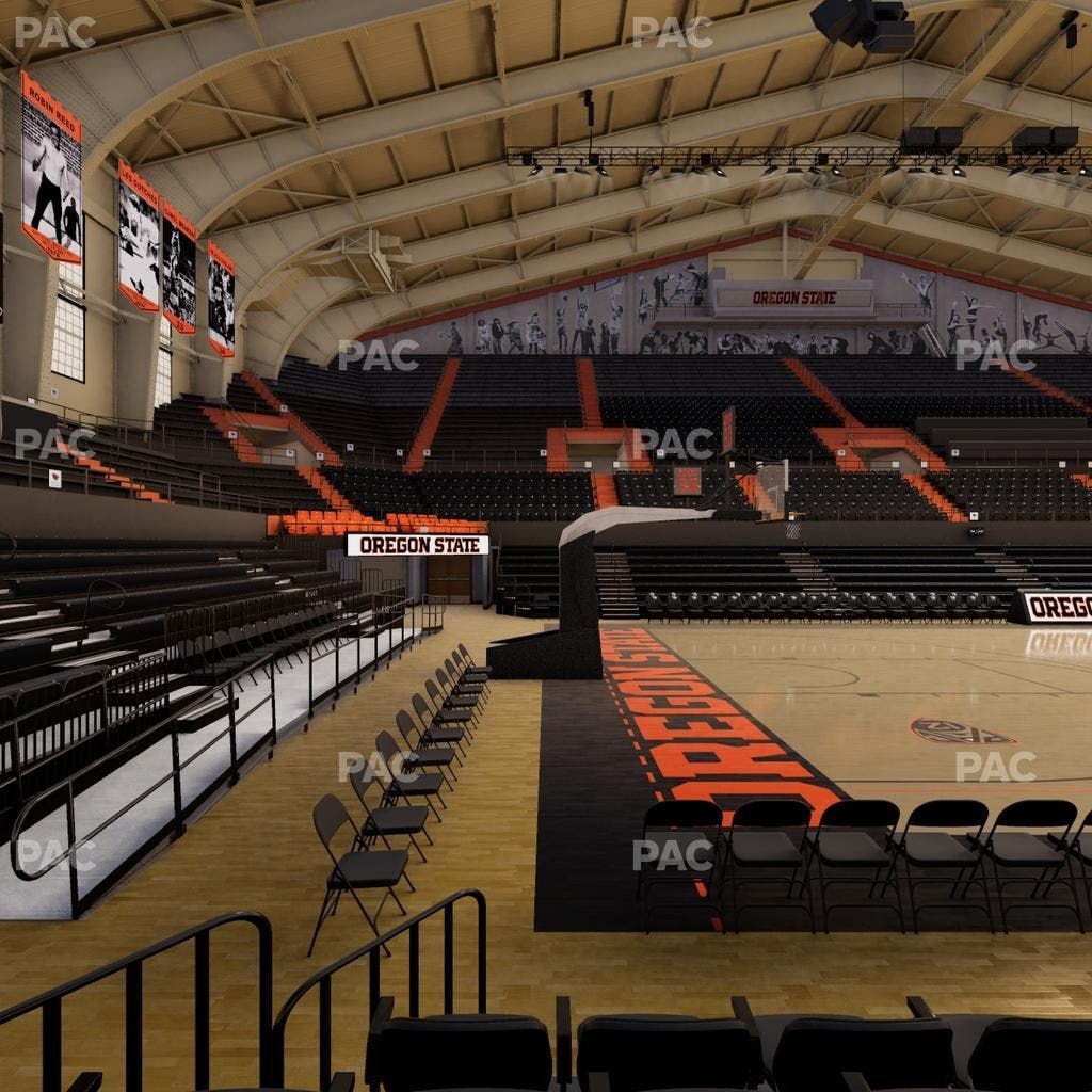 Gill Coliseum - Section D Seat View