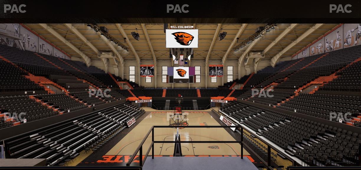 Gill Coliseum - Section Dd Seat View