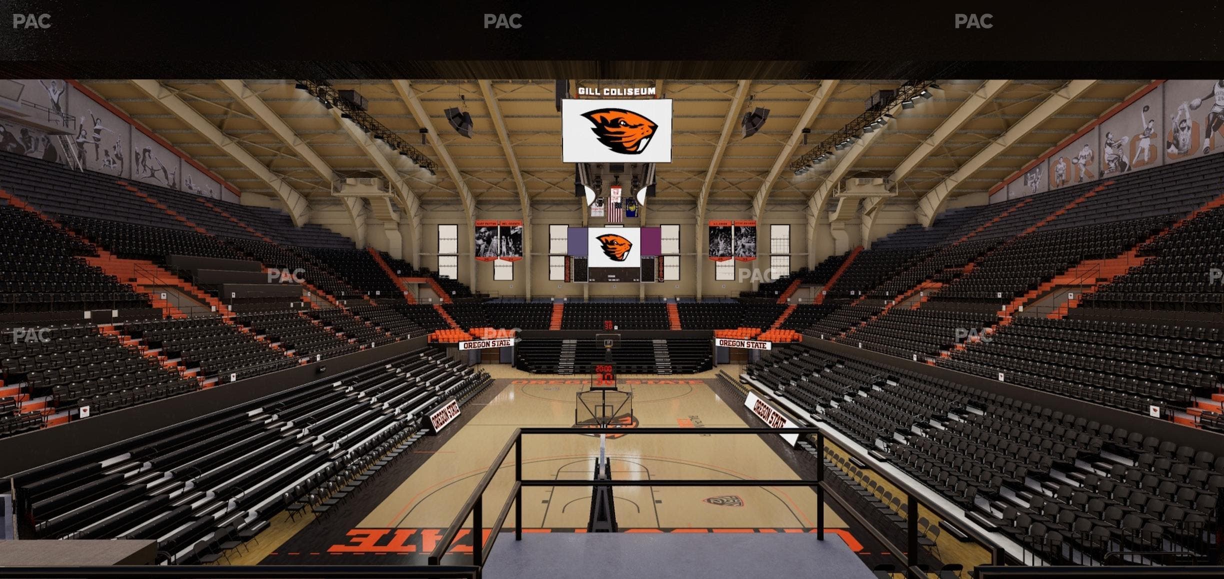 Gill Coliseum - Section Dd Seat View