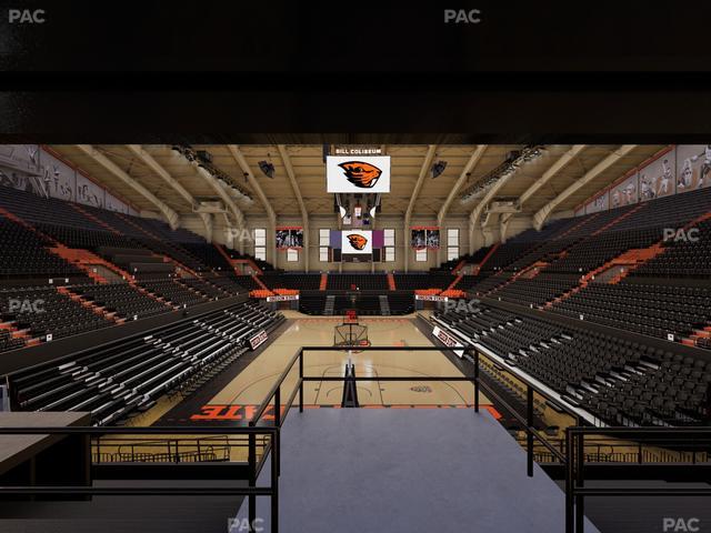 Gill Coliseum - Section Dd Seat View Gill Coliseum - Section Dd Seat View