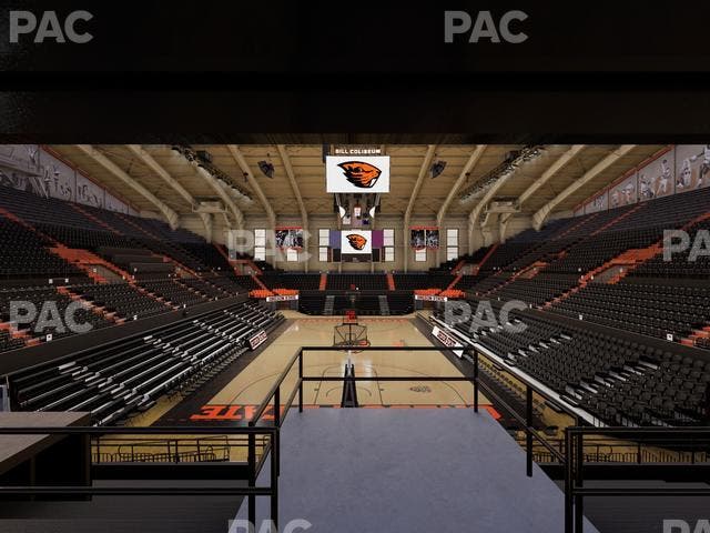 Gill Coliseum - Section Dd Seat View