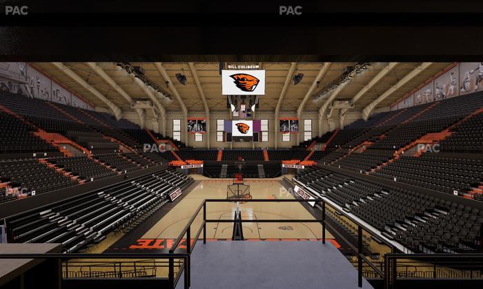 Gill Coliseum - Section Dd Seat View