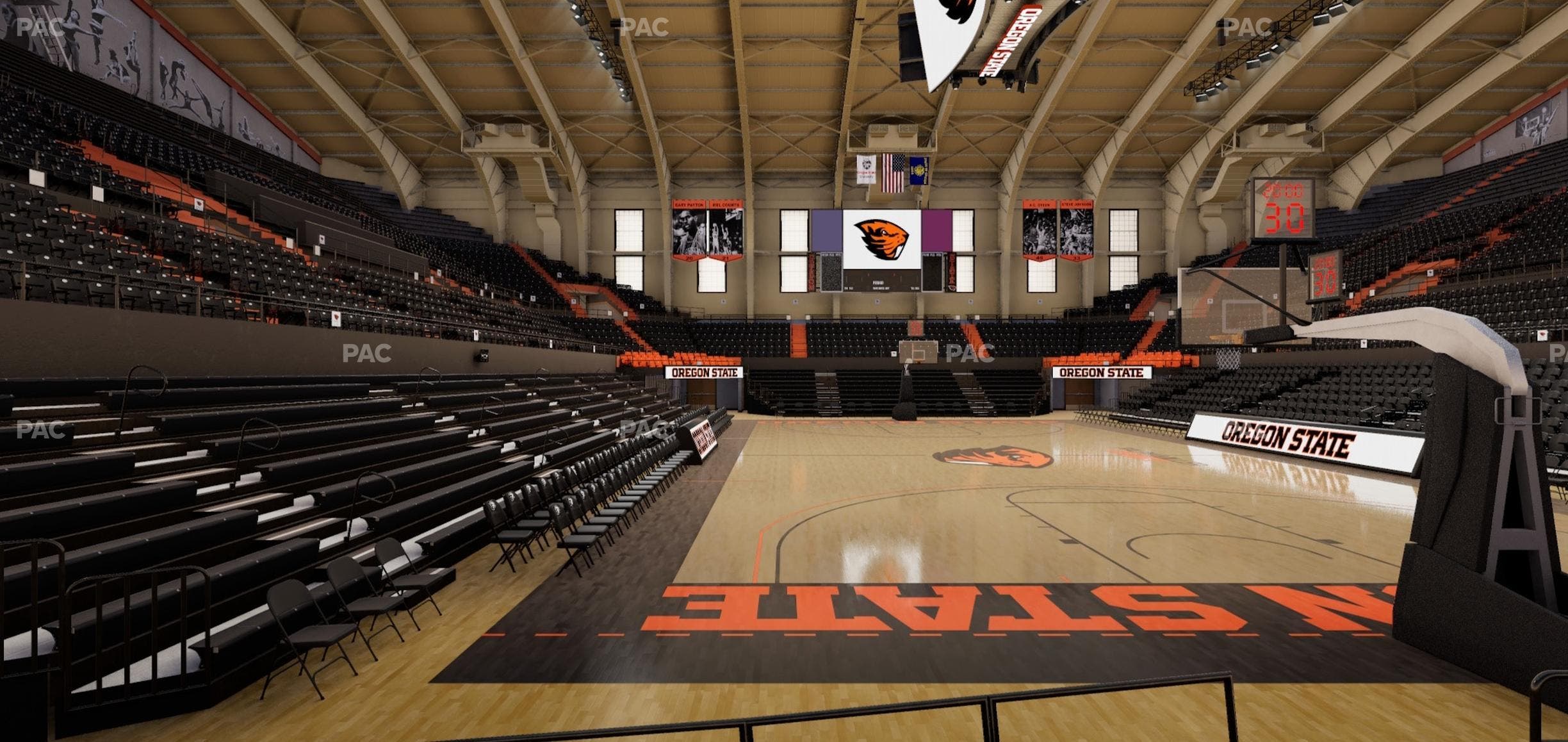 Gill Coliseum - Section E Seat View