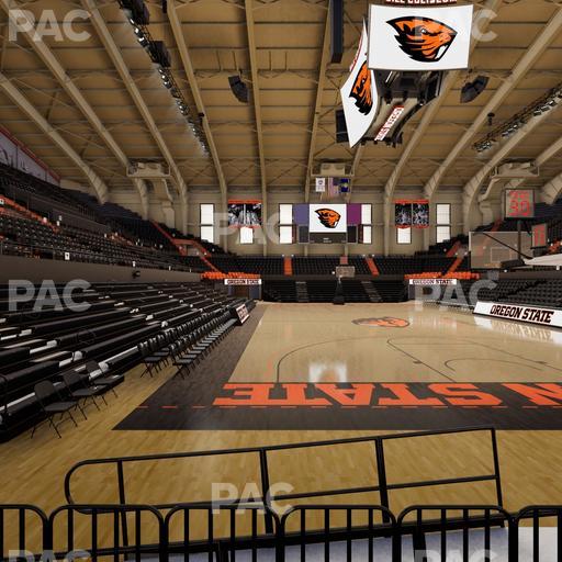 Gill Coliseum - Section E Seat View