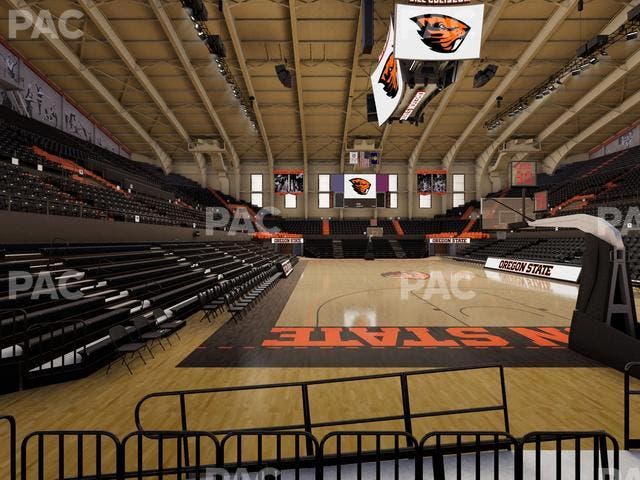 Gill Coliseum - Section E Seat View