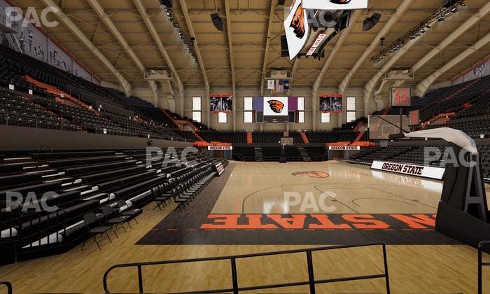 Gill Coliseum - Section E Seat View