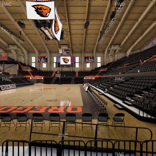 Gill Coliseum - Section E Seat View