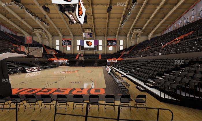 Gill Coliseum - Section E Seat View