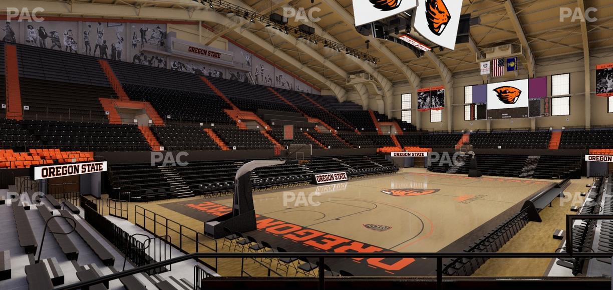 Gill Coliseum - Section Ee Seat View