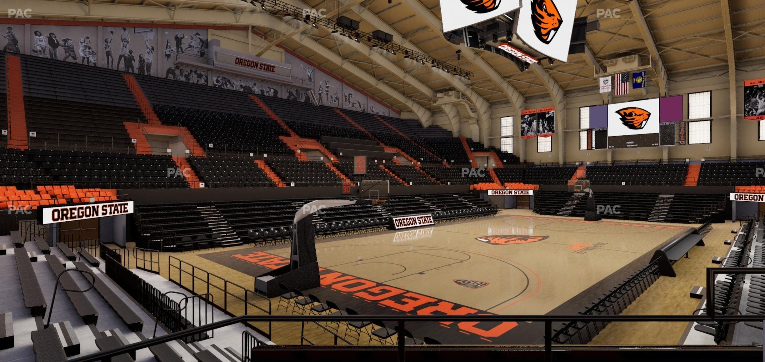 Gill Coliseum - Section Ee Seat View