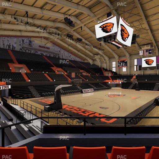 Gill Coliseum - Section Ee Seat View