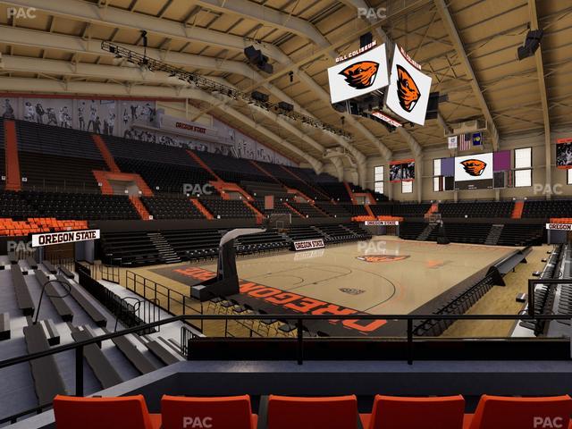 Gill Coliseum - Section Ee Seat View Gill Coliseum - Section Ee Seat View