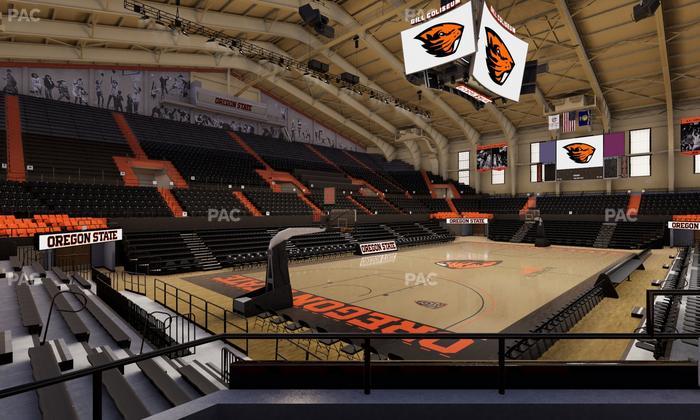 Gill Coliseum - Section Ee Seat View