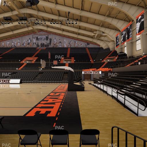 Gill Coliseum - Section F Seat View