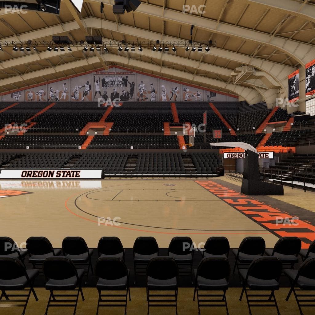 Gill Coliseum - Section F Seat View
