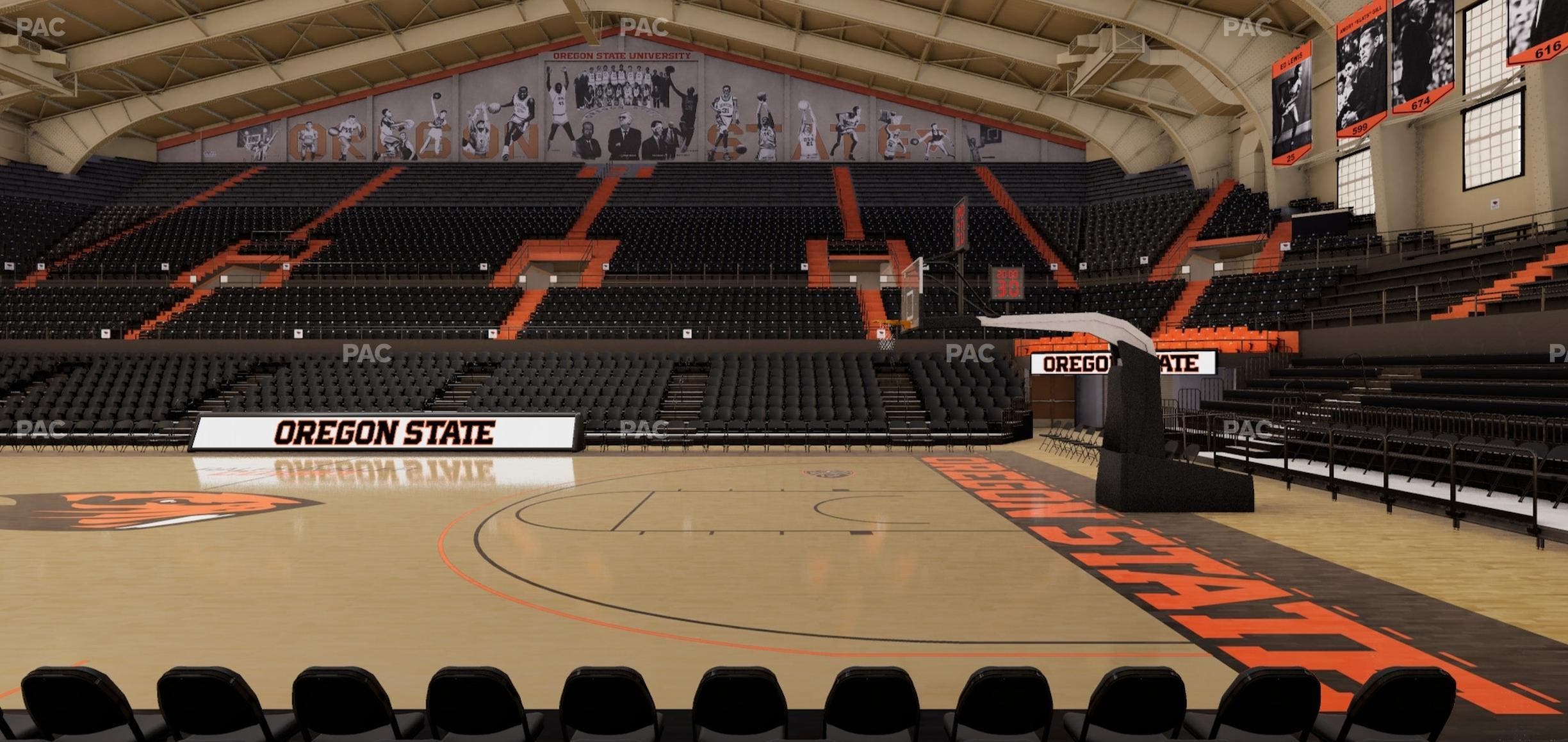 Gill Coliseum - Section F Seat View