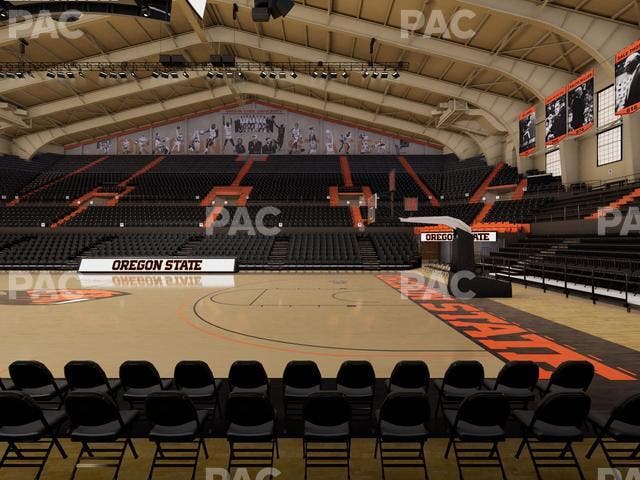 Gill Coliseum - Section F Seat View