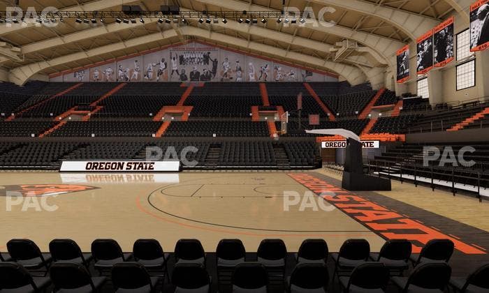 Gill Coliseum - Section F Seat View