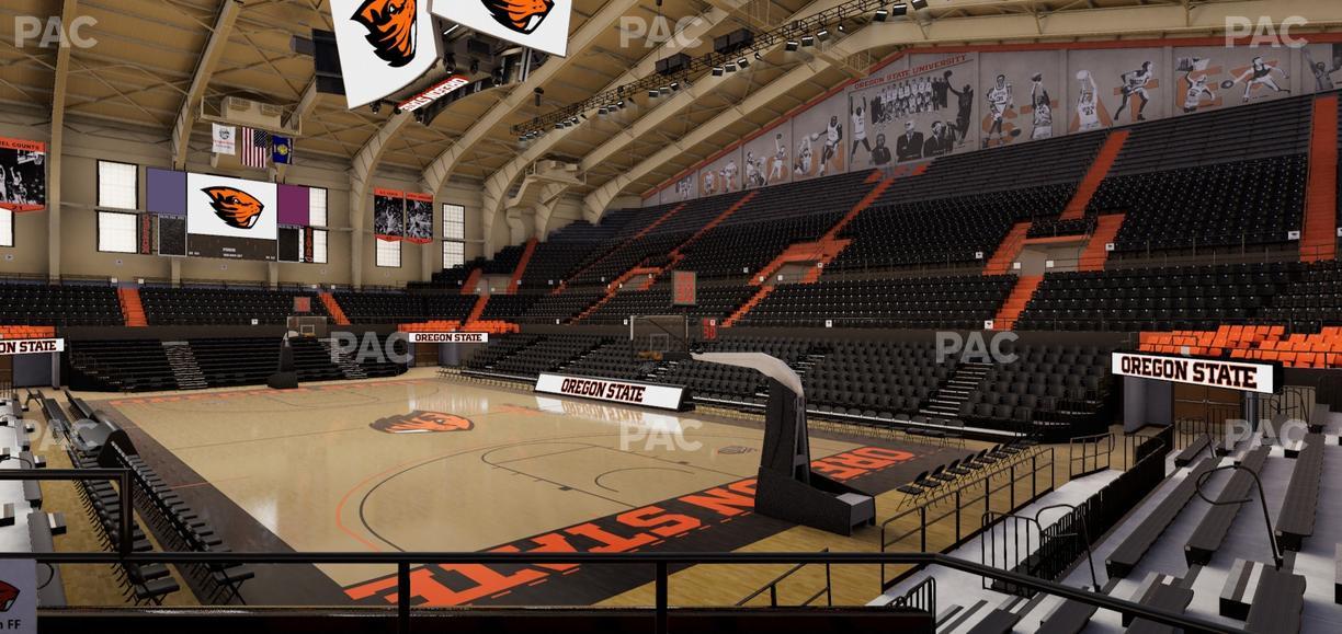 Gill Coliseum - Section Ff Seat View