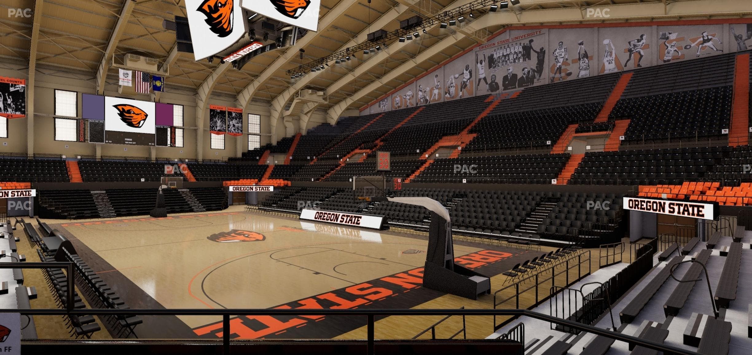 Gill Coliseum - Section Ff Seat View