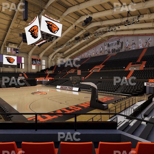Gill Coliseum - Section Ff Seat View