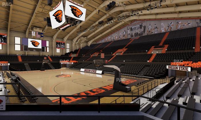 Gill Coliseum - Section Ff Seat View