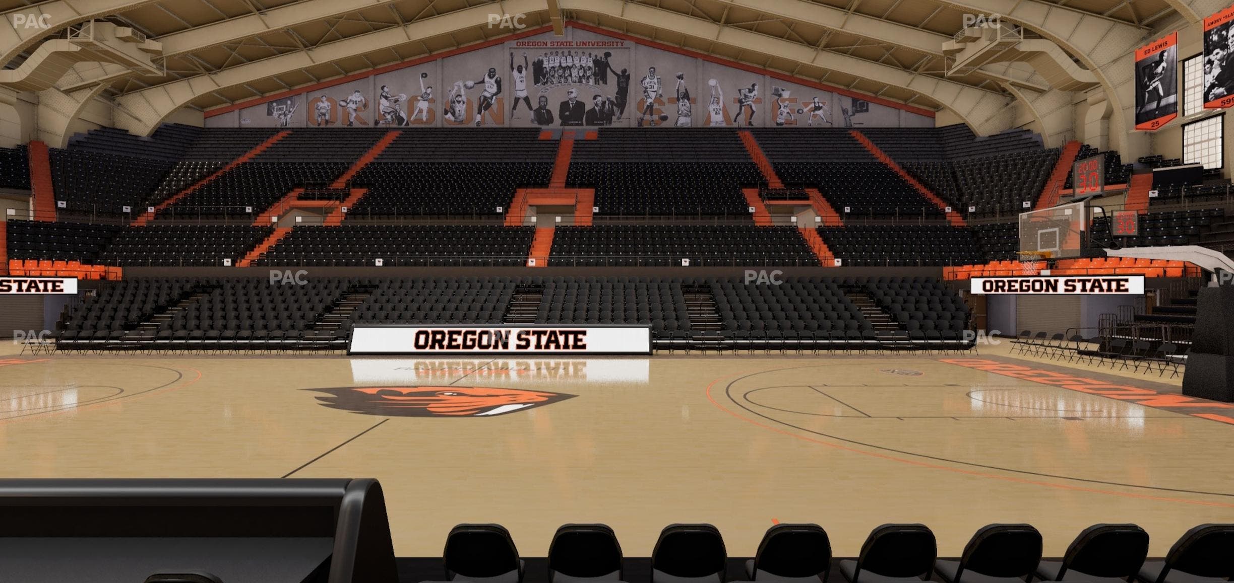 Gill Coliseum - Section G Seat View
