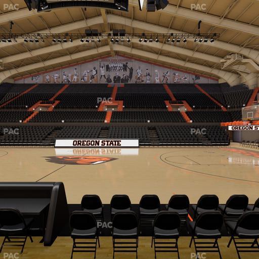 Gill Coliseum - Section G Seat View