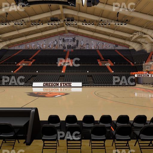 Gill Coliseum - Section G Seat View
